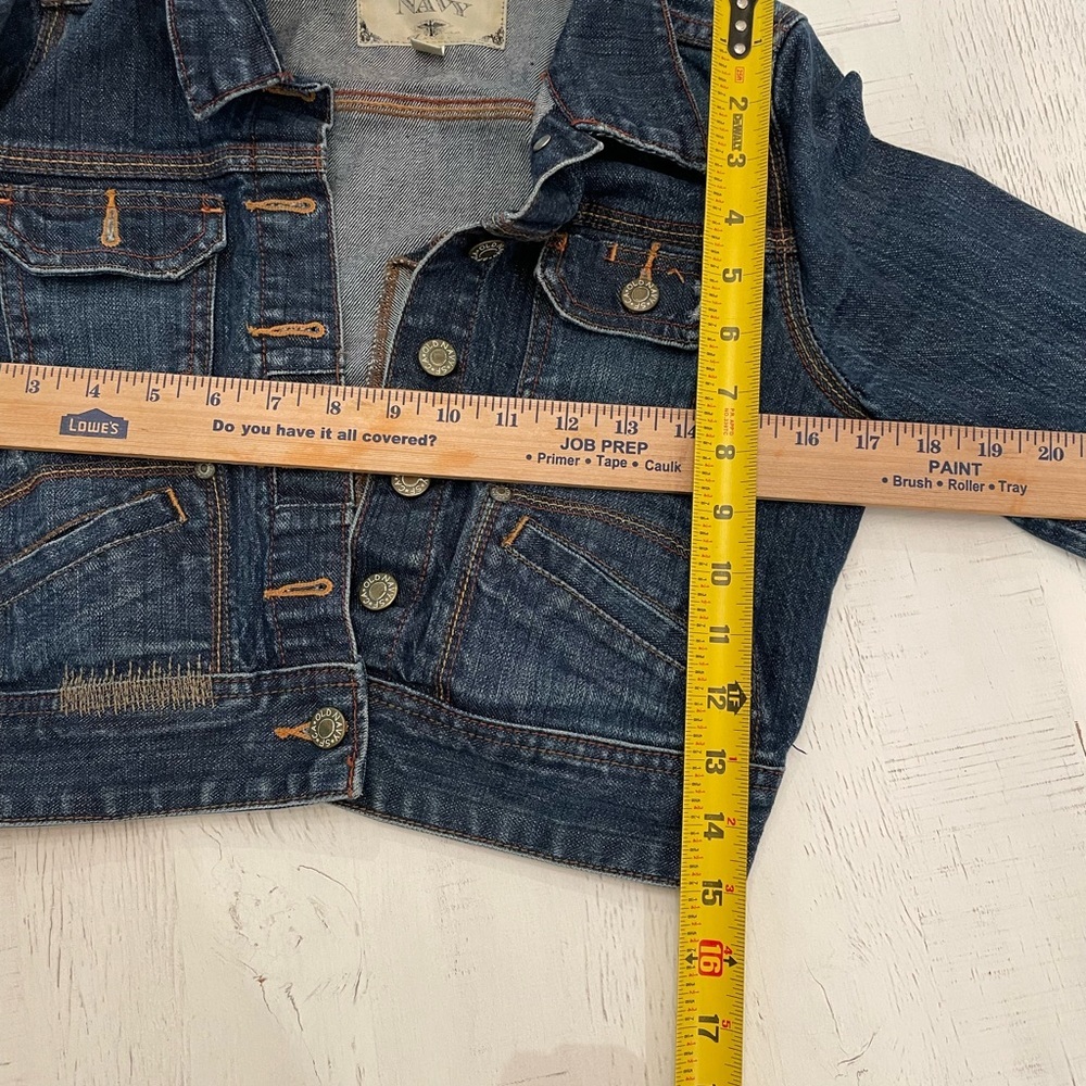 Girls Jean Jacket Cropped. Size Small Old Navy Special Edition - Picture 3 of 7